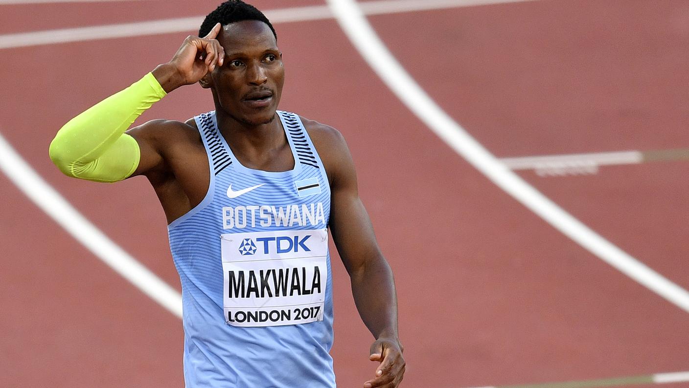 il corridore del Botswana