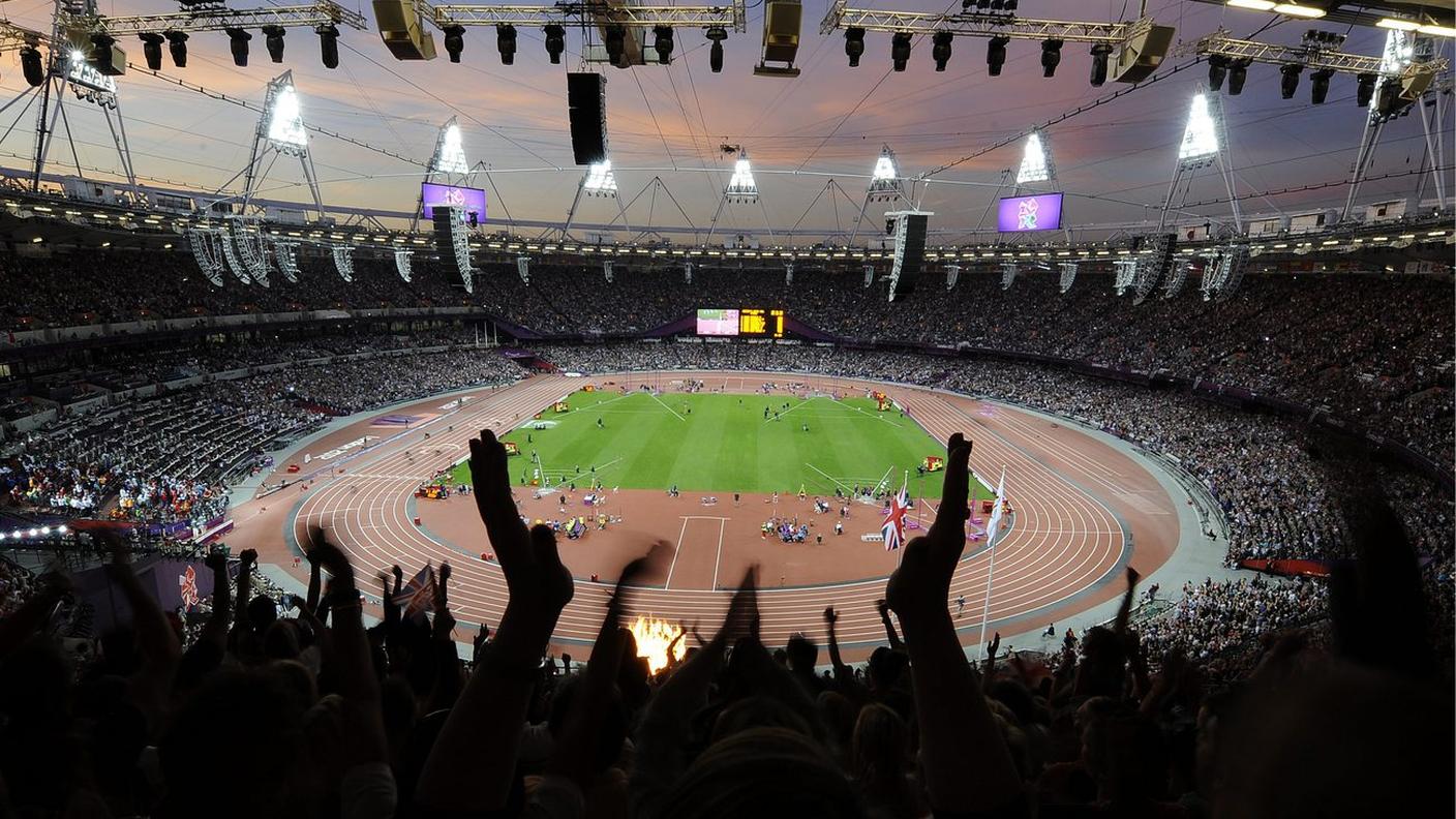 Lo stadio sede dei Giochi Olimpici del 2012
