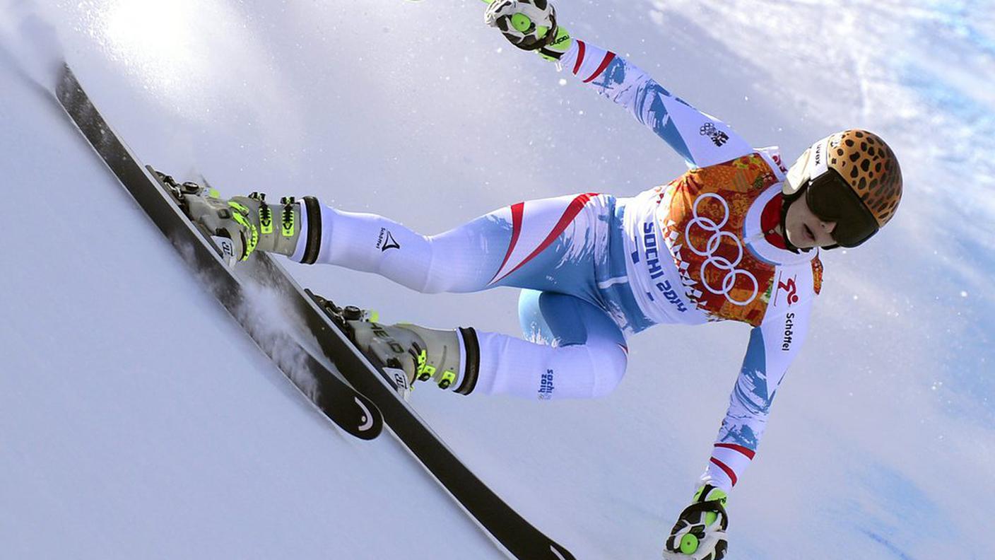 Anna Fenninger è stata la più veloce
