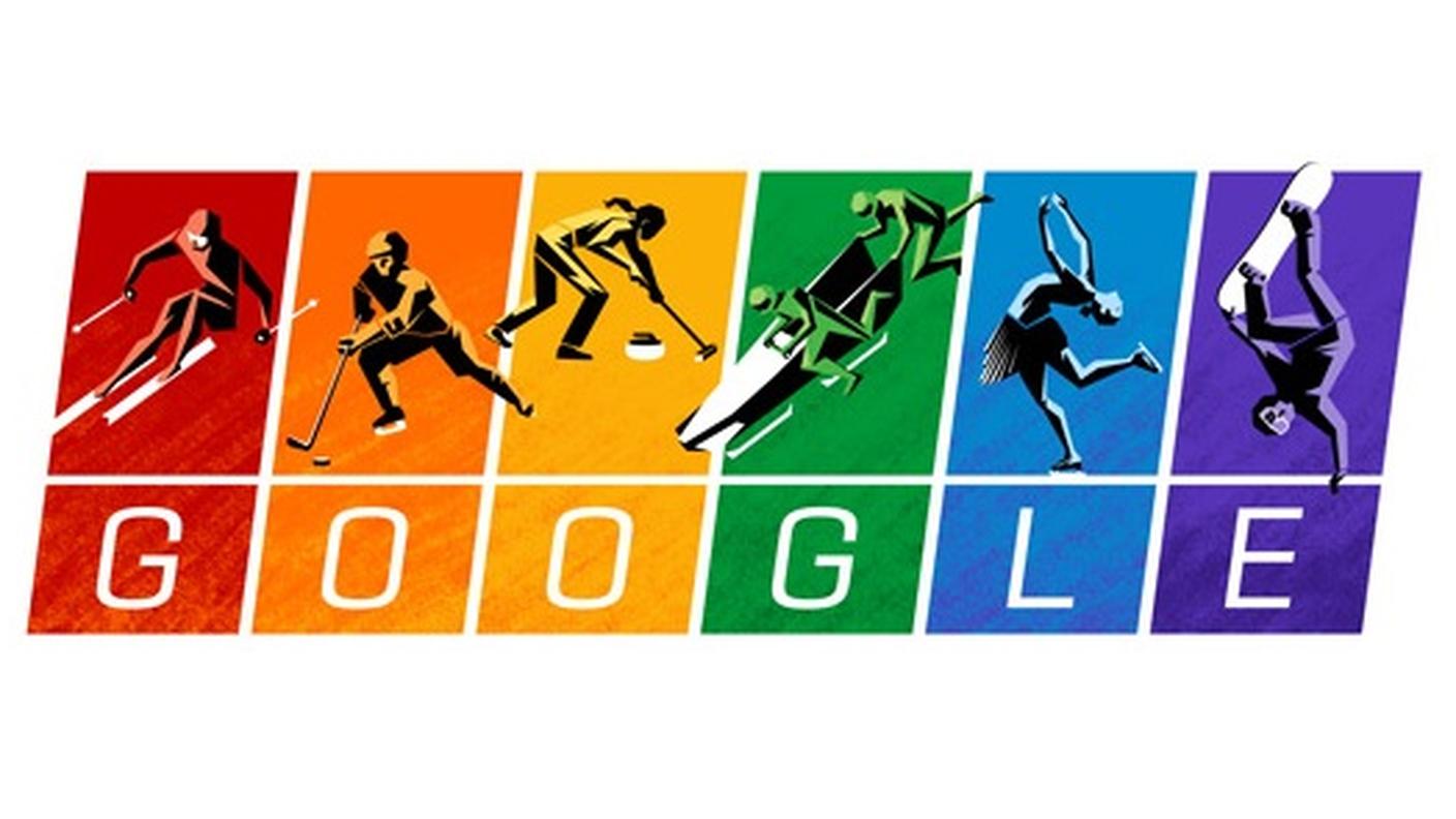 Google celebra l'inizio dei giochi invernali con un nuovo doodle