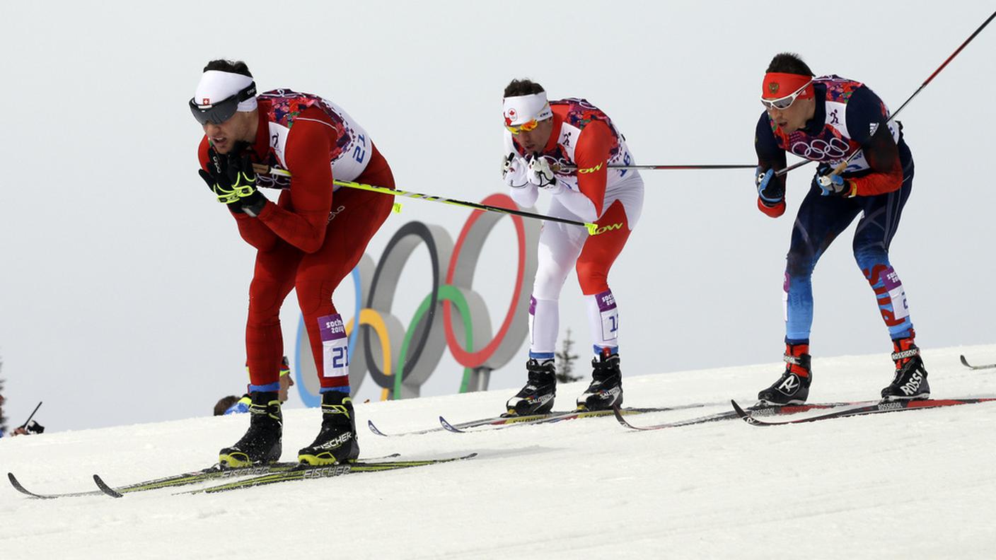 Dario Cologna in piena azione
