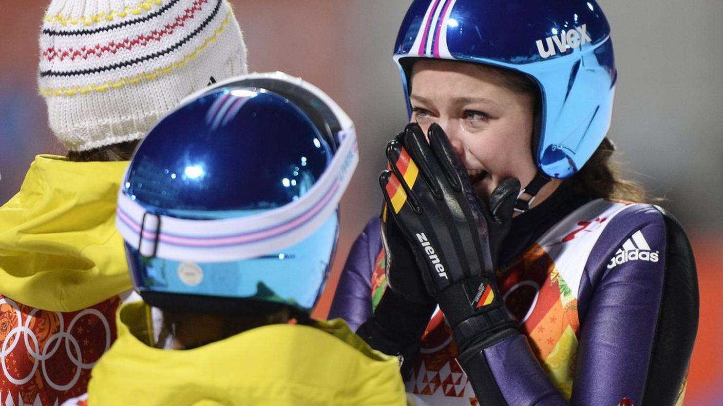 La campionessa olimpica incredula