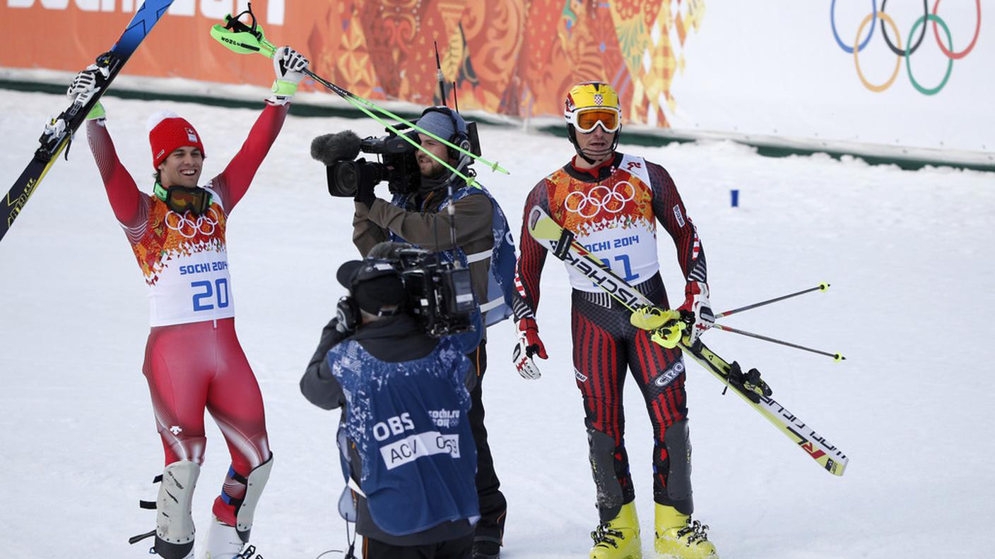 Sandro Viletta e Ivica Kostelic