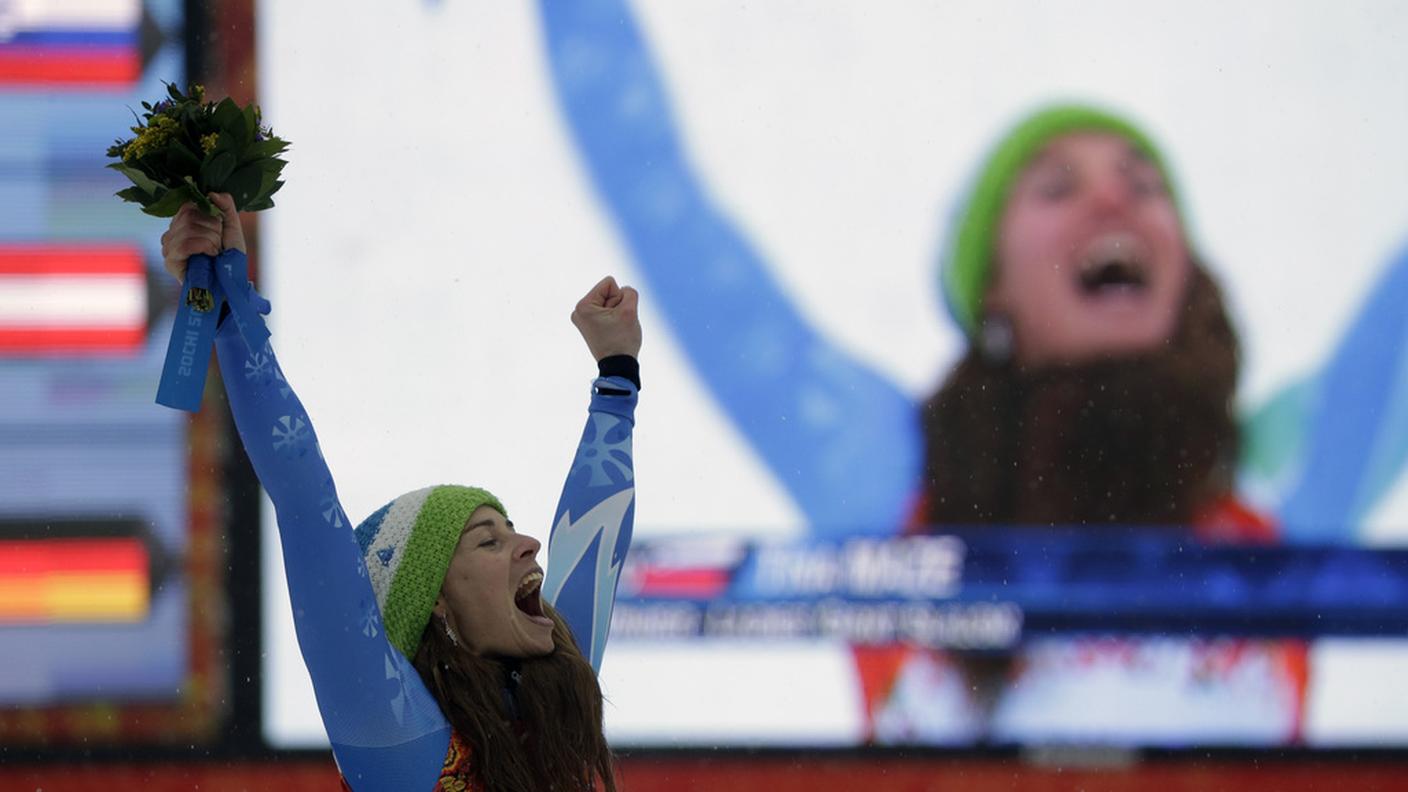 Già olimpionica in discesa