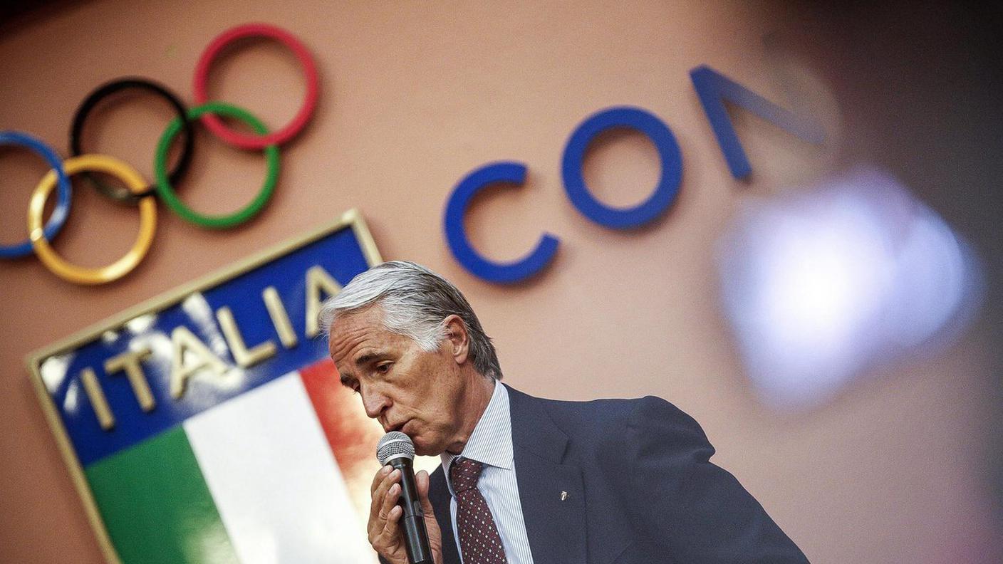 Il presidente del CONI Malagò