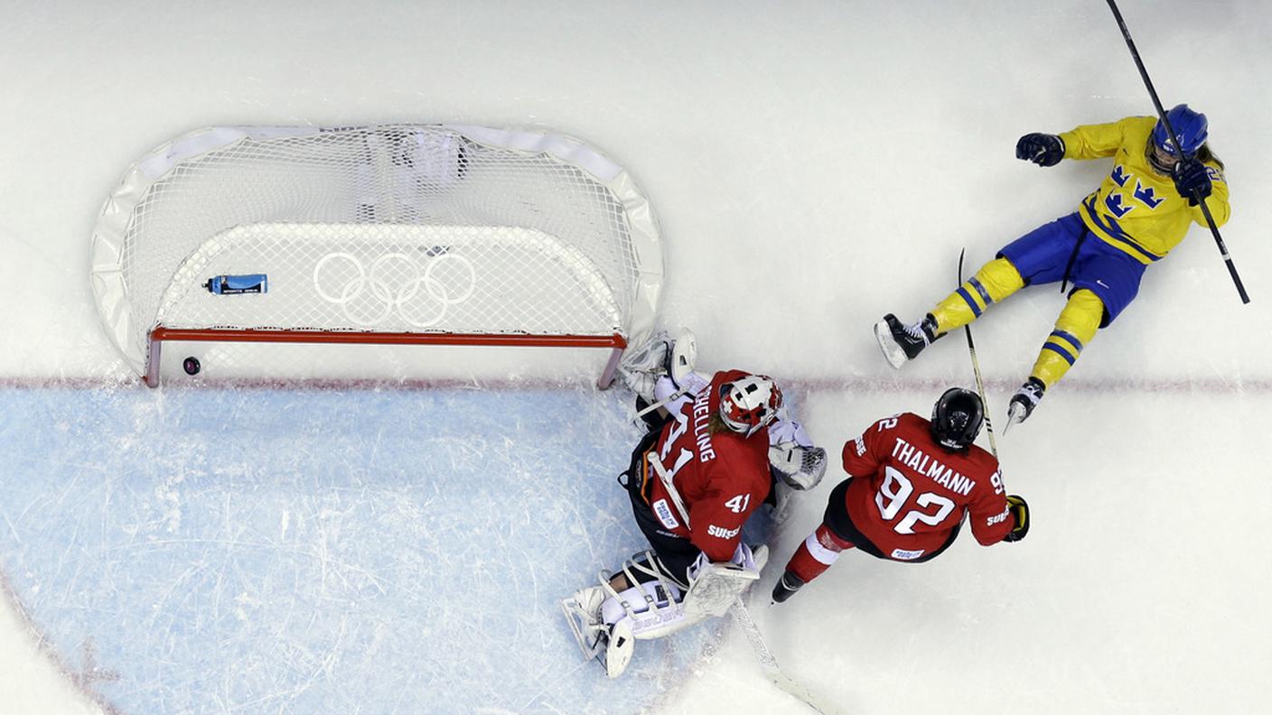 Hockey, Svizzera-Svezia