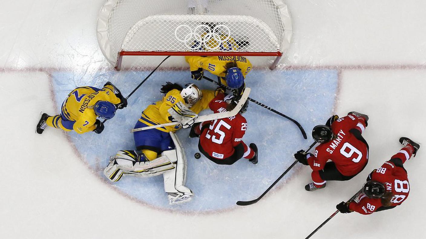 Hockey, Svizzera-Svezia