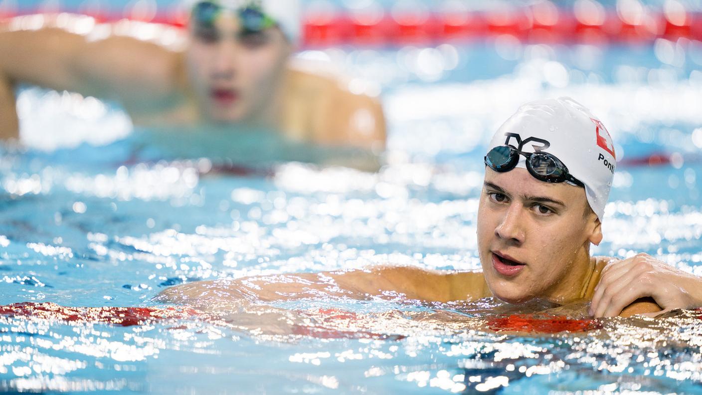 Ponti secondo nei 50m dorso