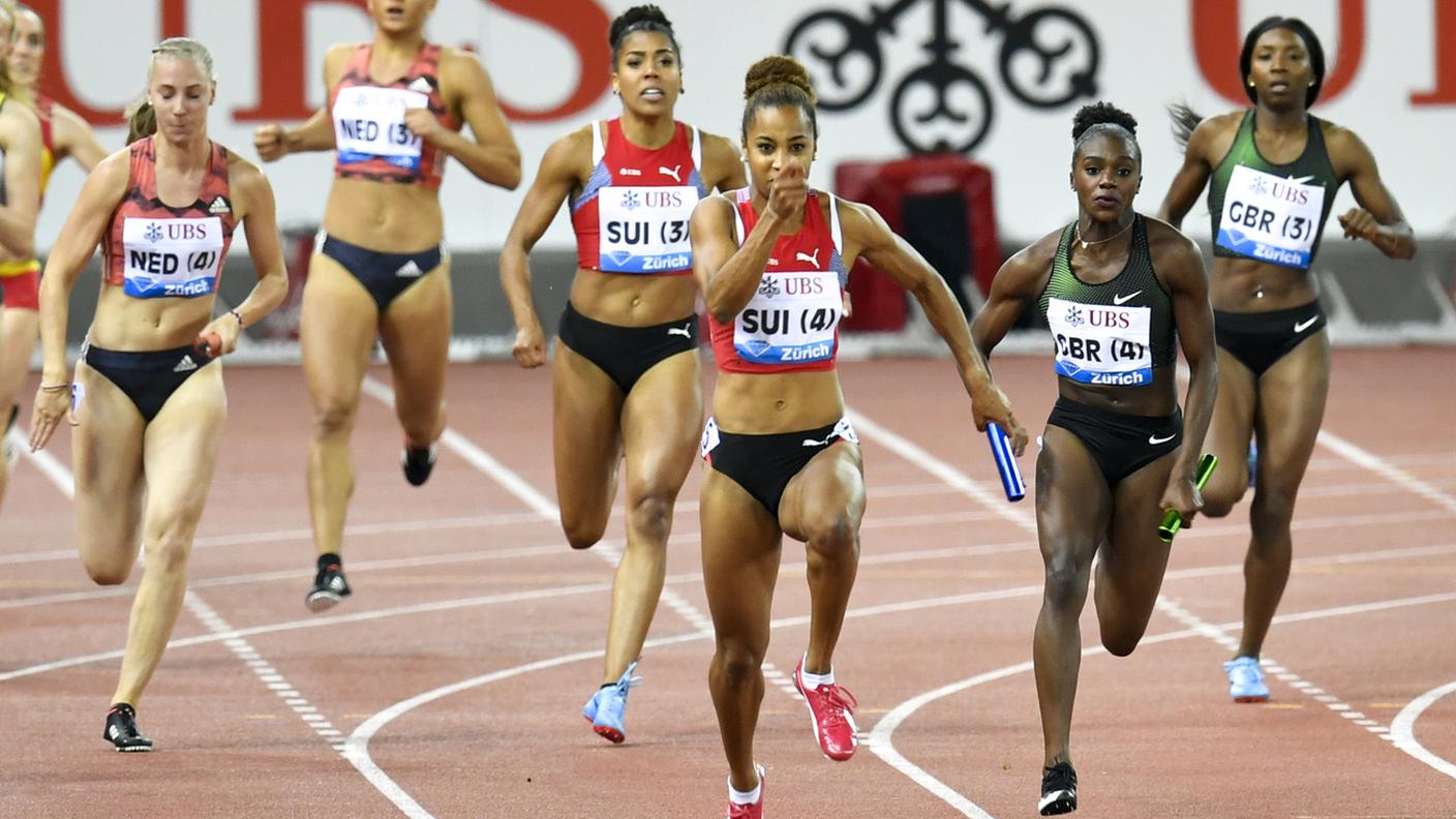 La staffetta svizzera 4x100m