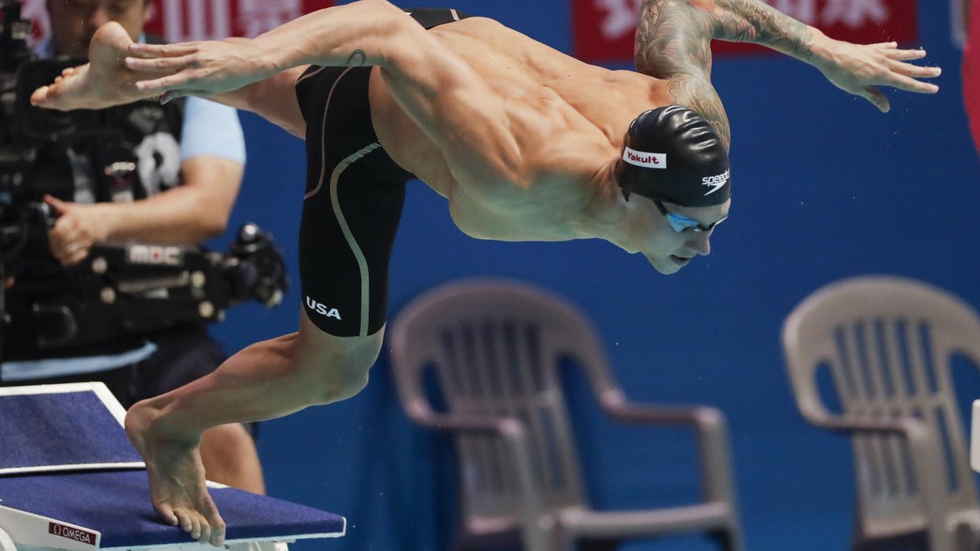Già iridato sui 50m farfalla e con la staffetta americana