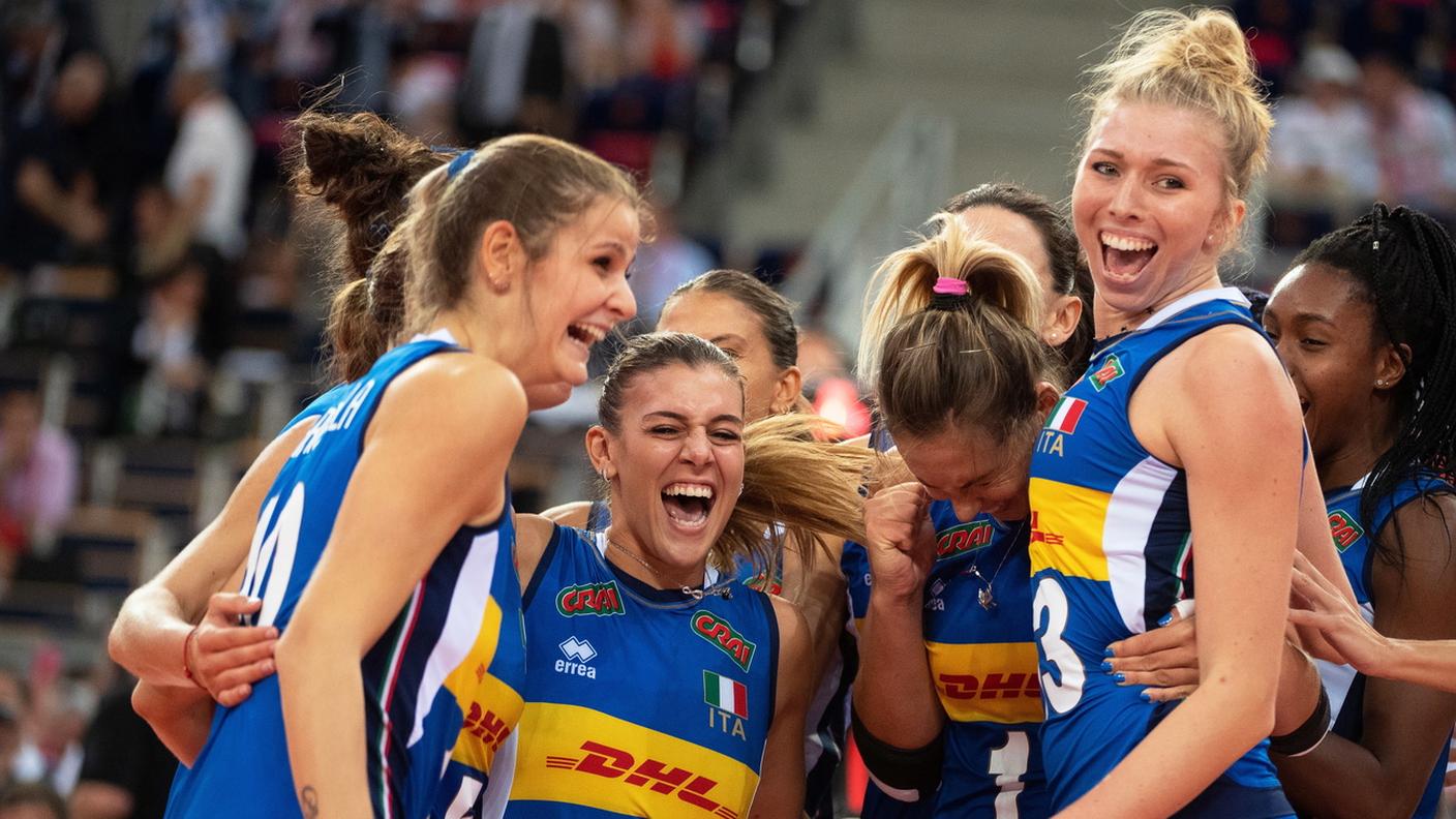 La gioia delle Azzurre