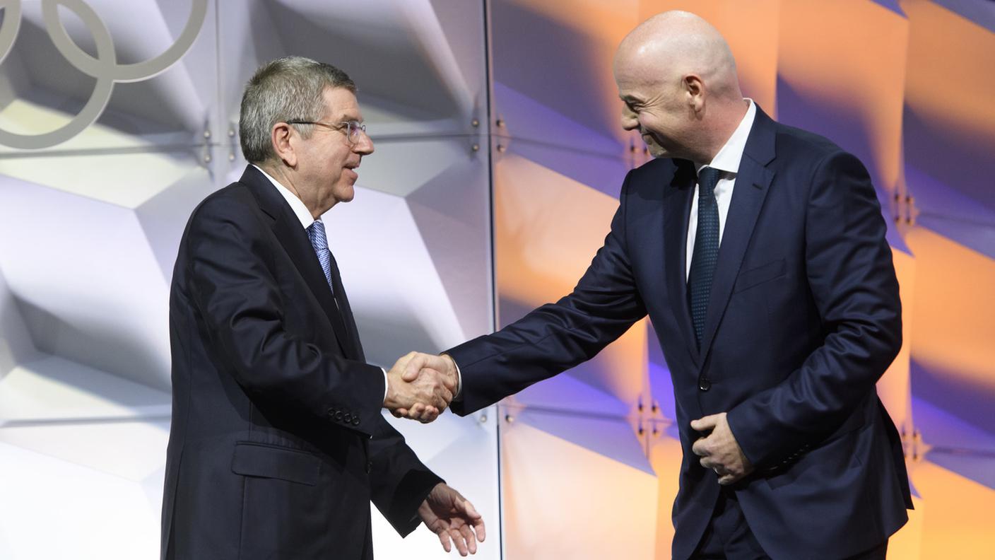 Thomas Bach e Gianni Infantino