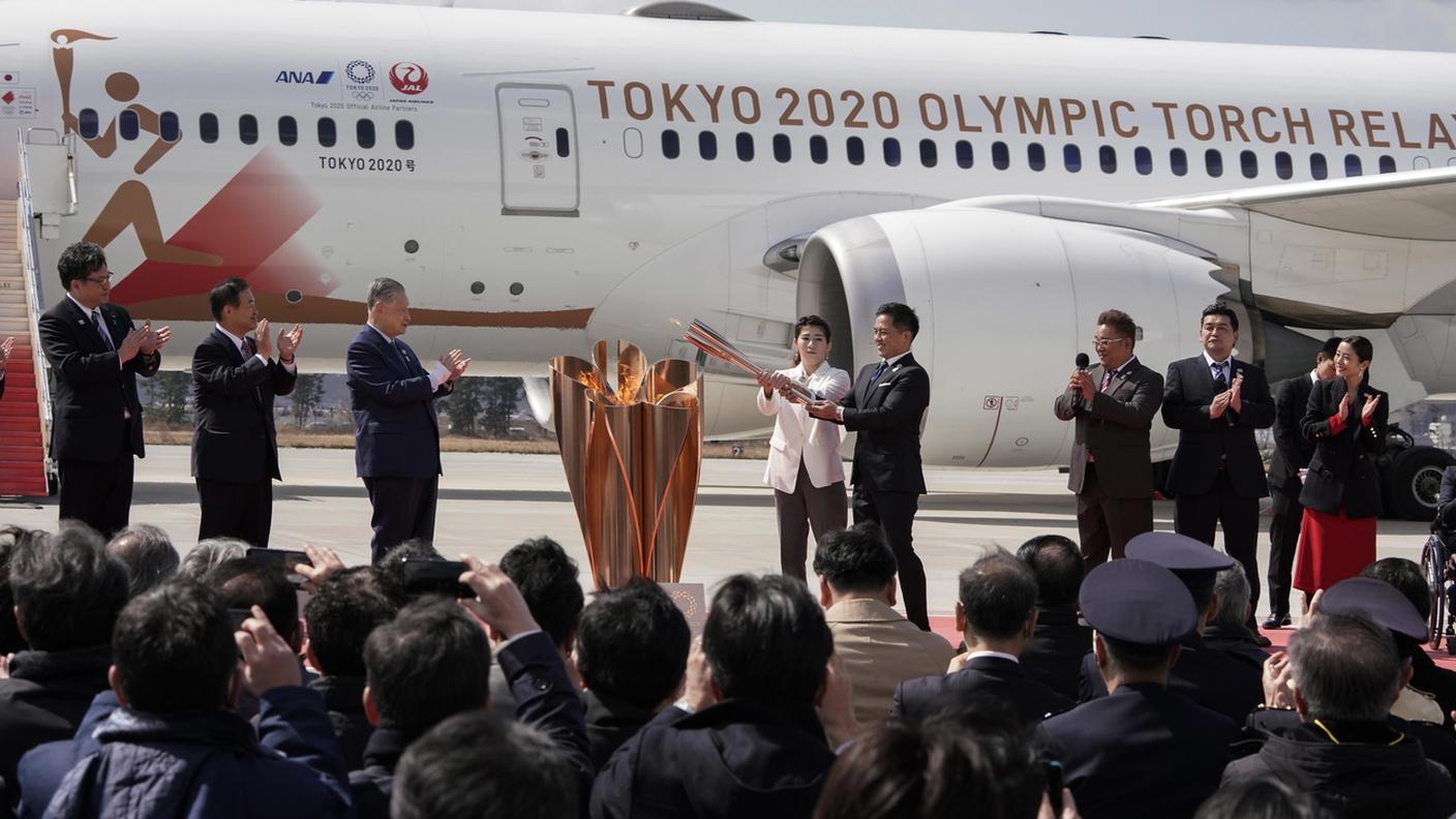 La fiaccola olimpica già arde