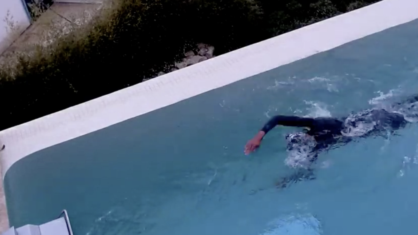 Jan Frodeno in piscina