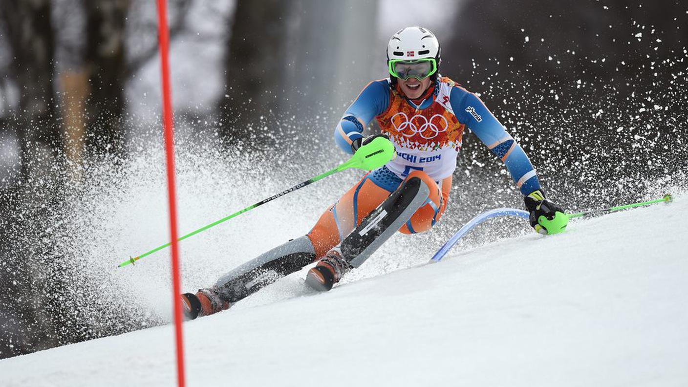 Il 19enne Henrik Kristoffersen, medaglia di bronzo