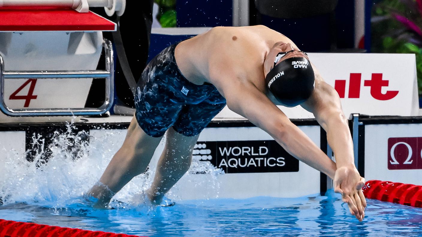 Kliment Kolesnikov non dovrà più scendere in acqua come atleta neutrale