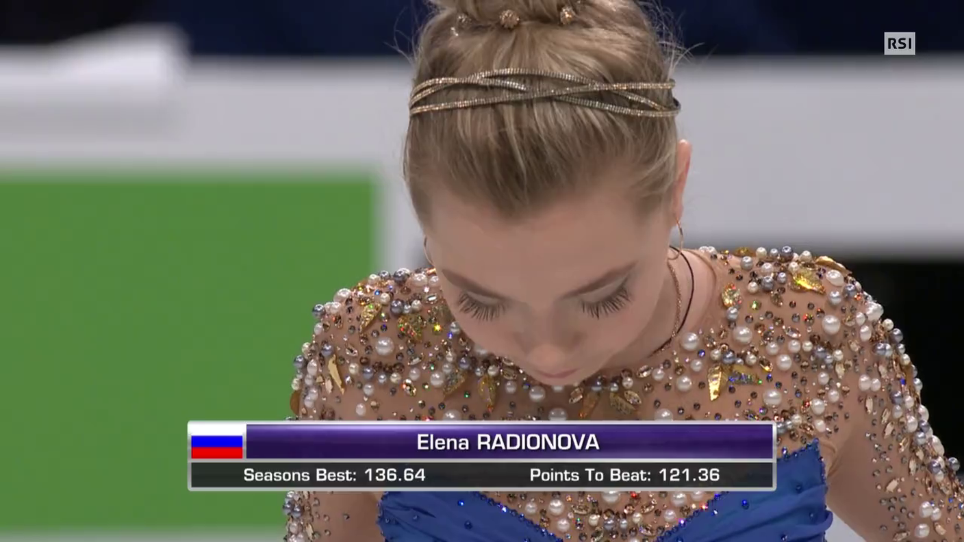 Europei di Stoccolma, il libero di Elena Radionova (31.01.2015)