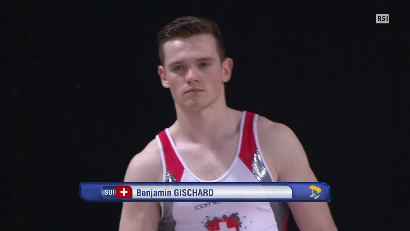 Europei Montpellier, Benjamin Gischard al volteggio (19.04.2015)