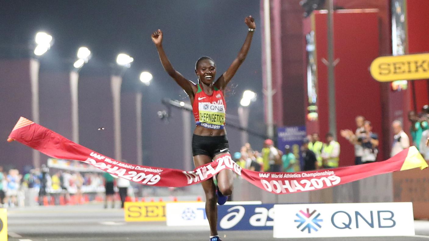 Corsa in piena notte per contrastare le elevate temperature del Qatar