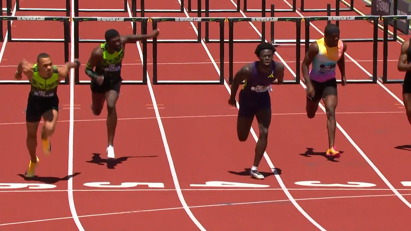 Il giovane Tharp battuto da Britt nei 110m hs