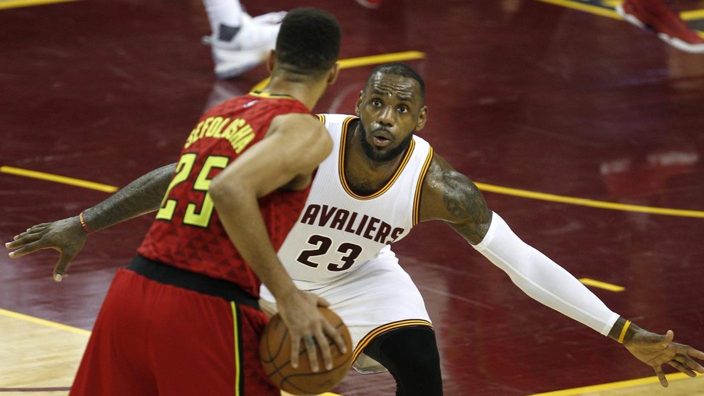 Thabo marcato da LeBron