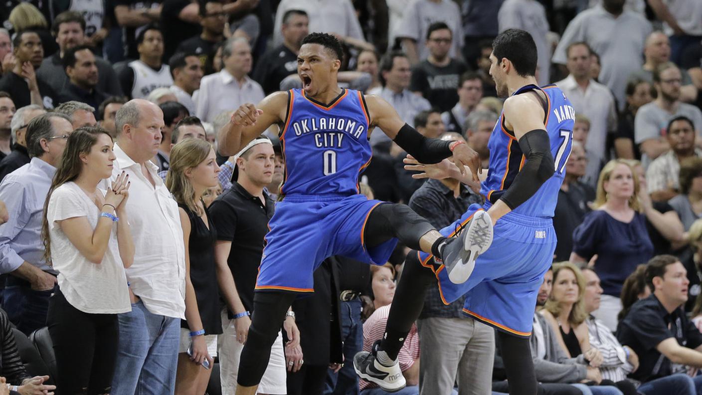 La gioia di Russell Westbrook