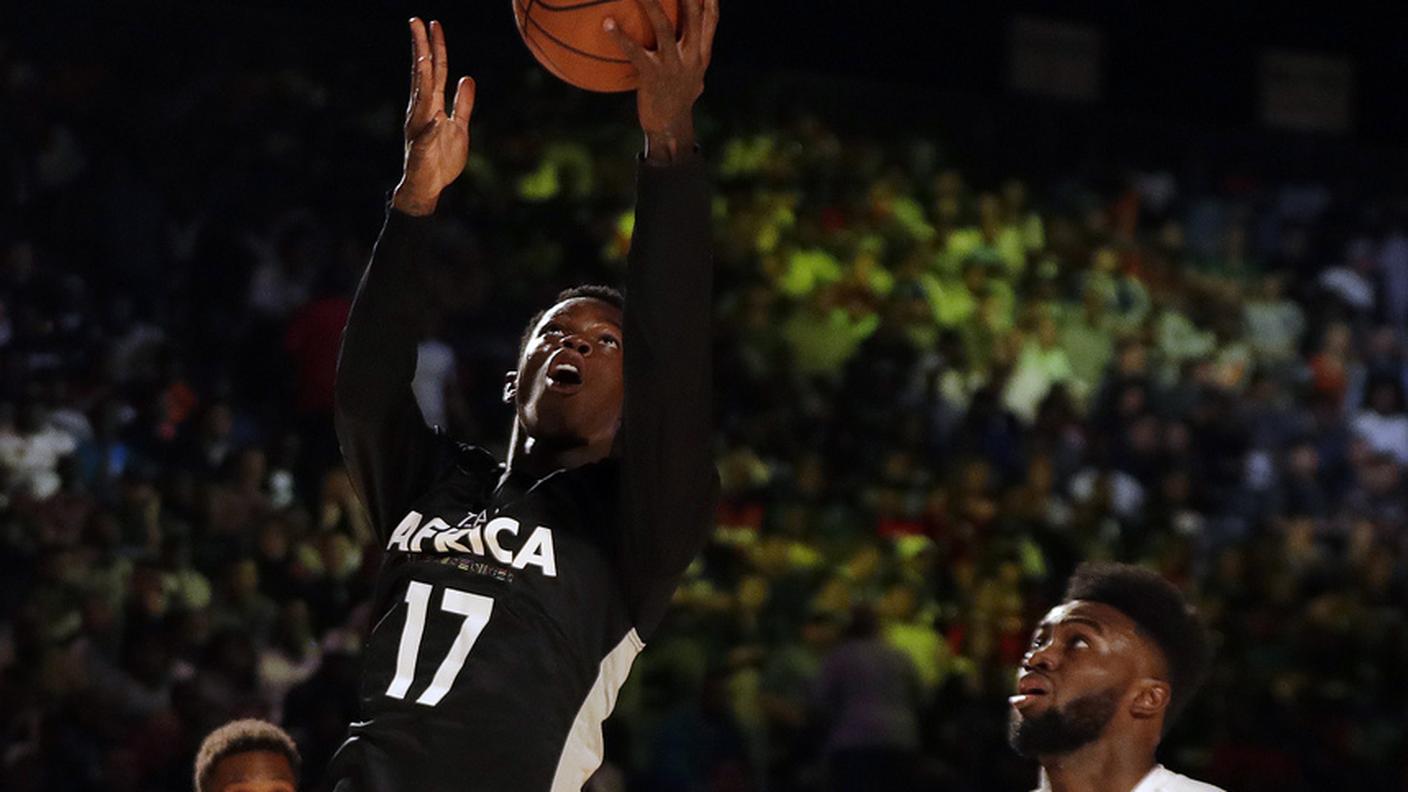 Il giocatore degli Hawks Dennis Schröder