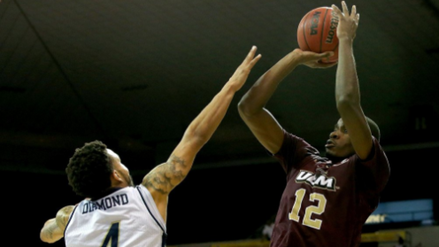 Con la maglia di Louisiana Monroe University