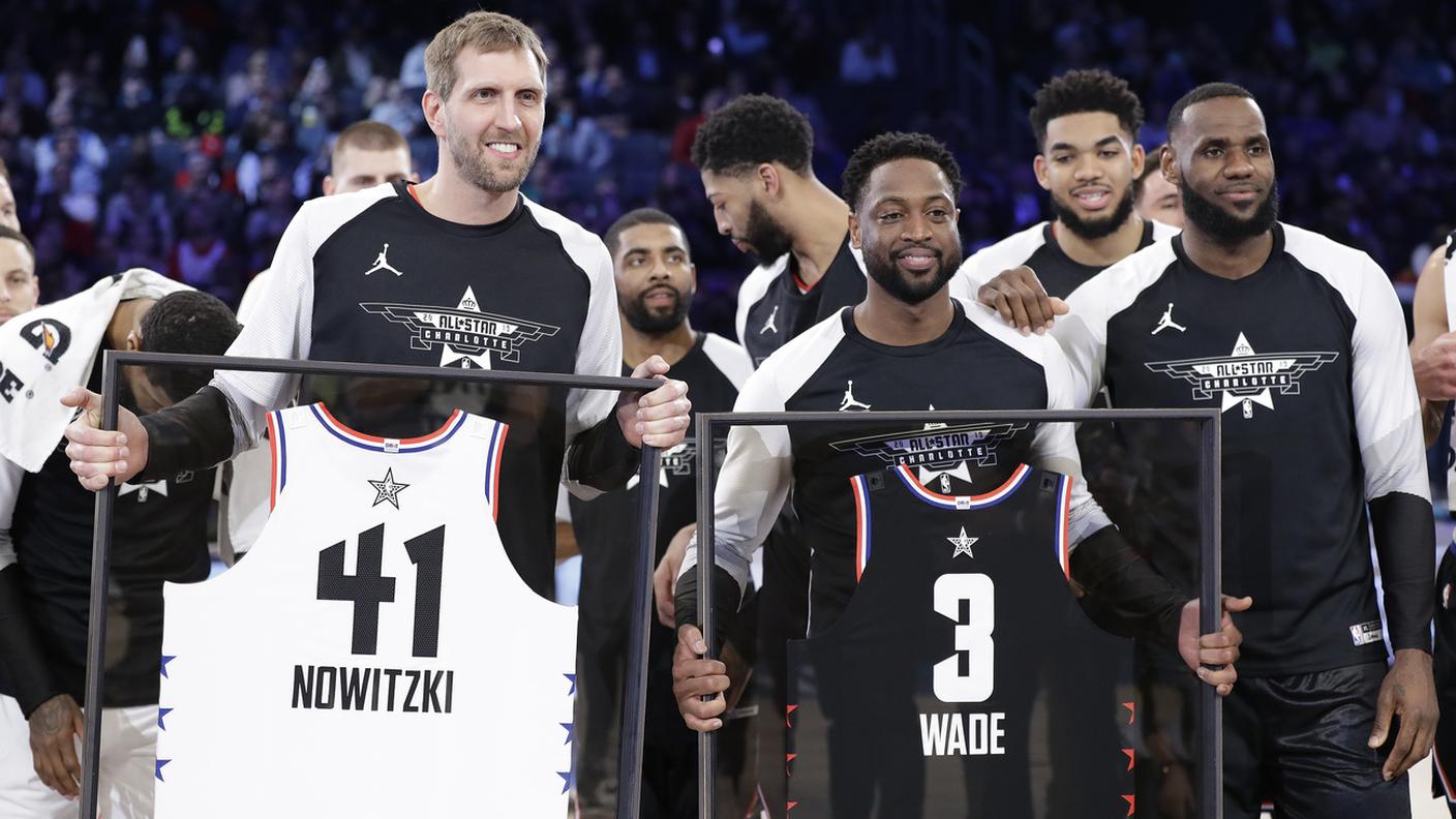 I due campioni durante l'All Star Game 2019