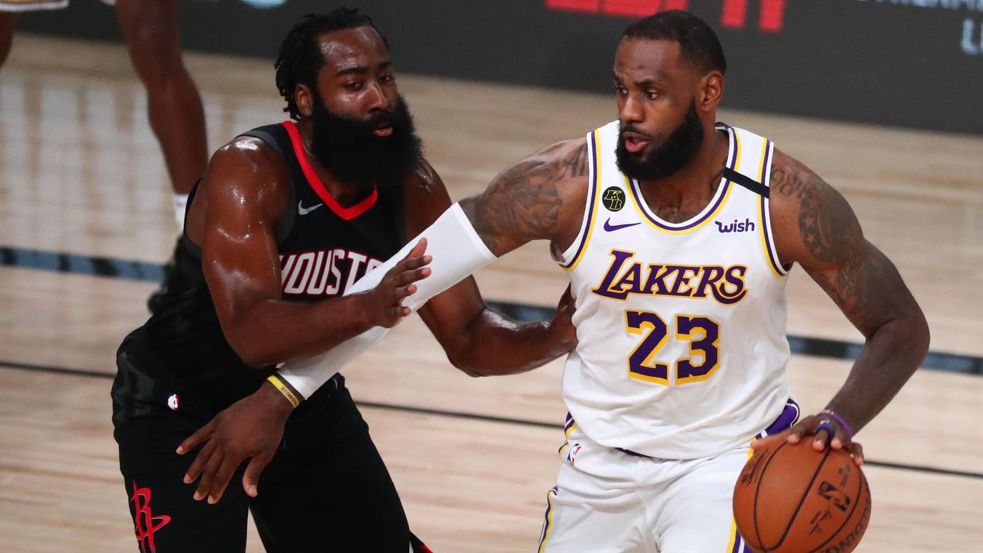 LeBron James e James Harden