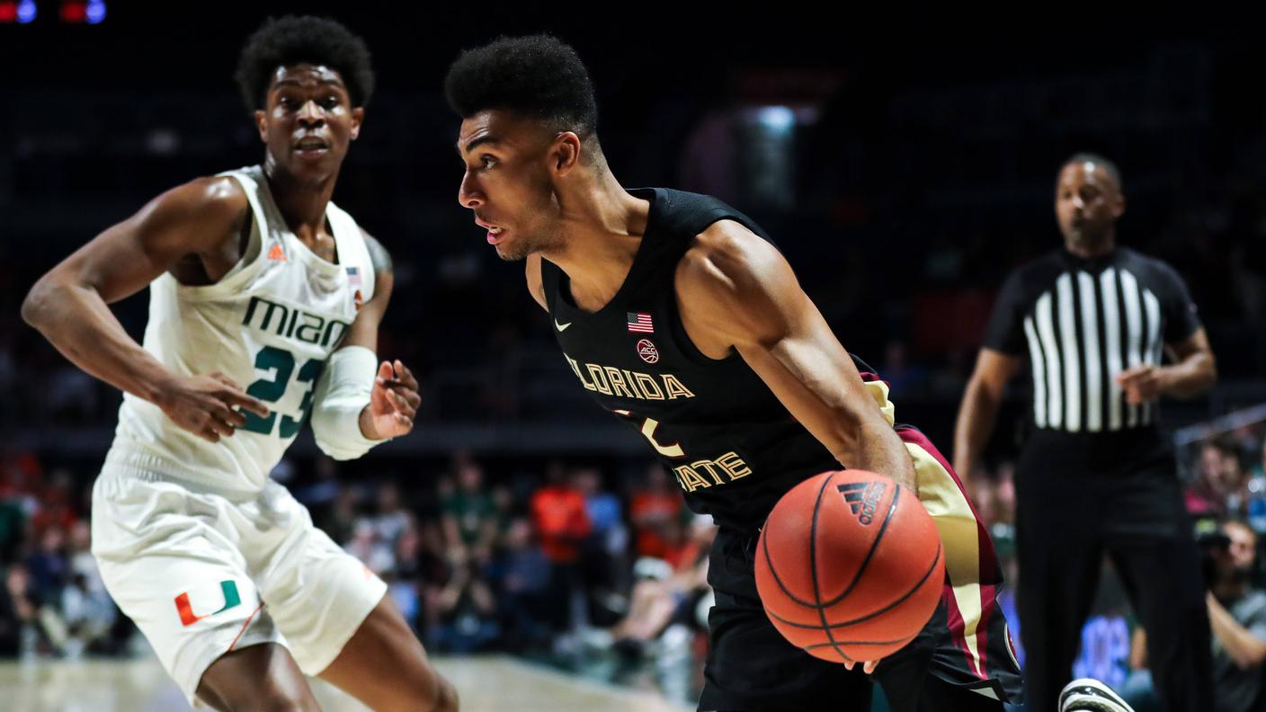 In azione con la maglia di Florida State