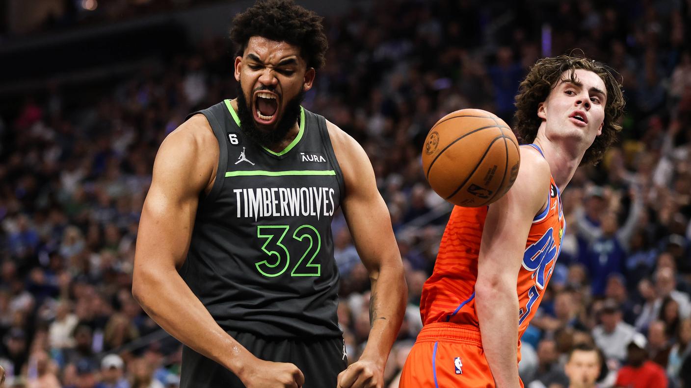 La grinta di Karl-Anthony Towns