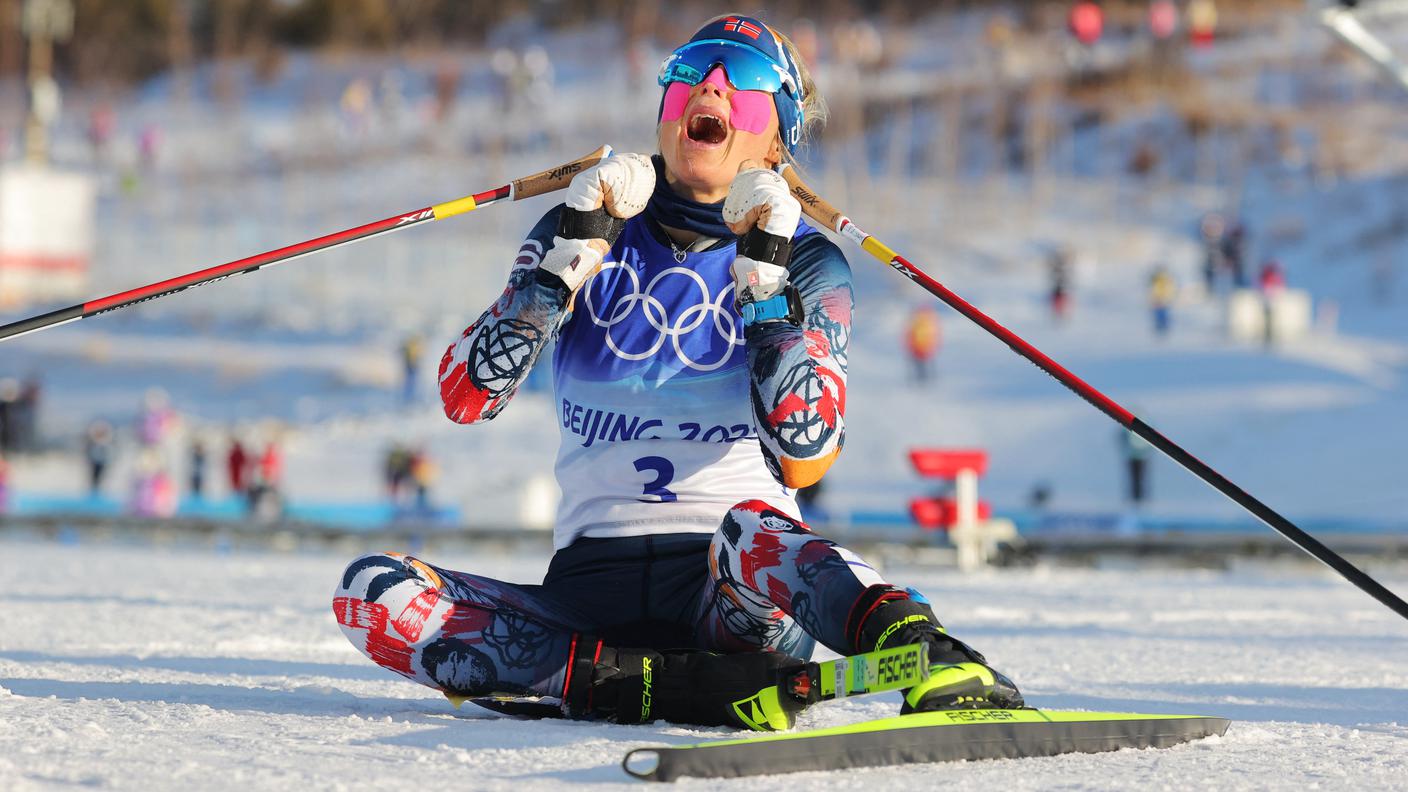 Tutta la gioia della 33enne