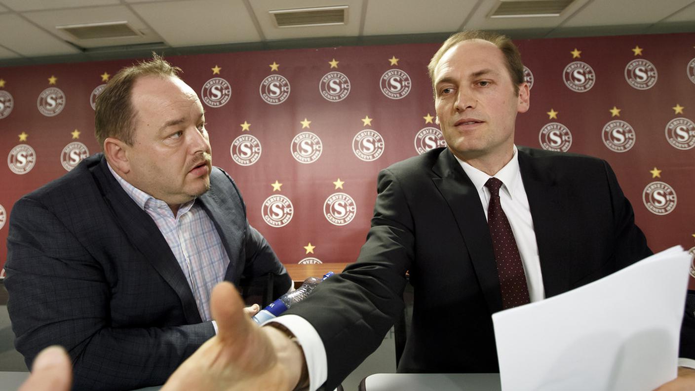 Sulla destra Quennec, in compagnia del CEO Julian Jenkis