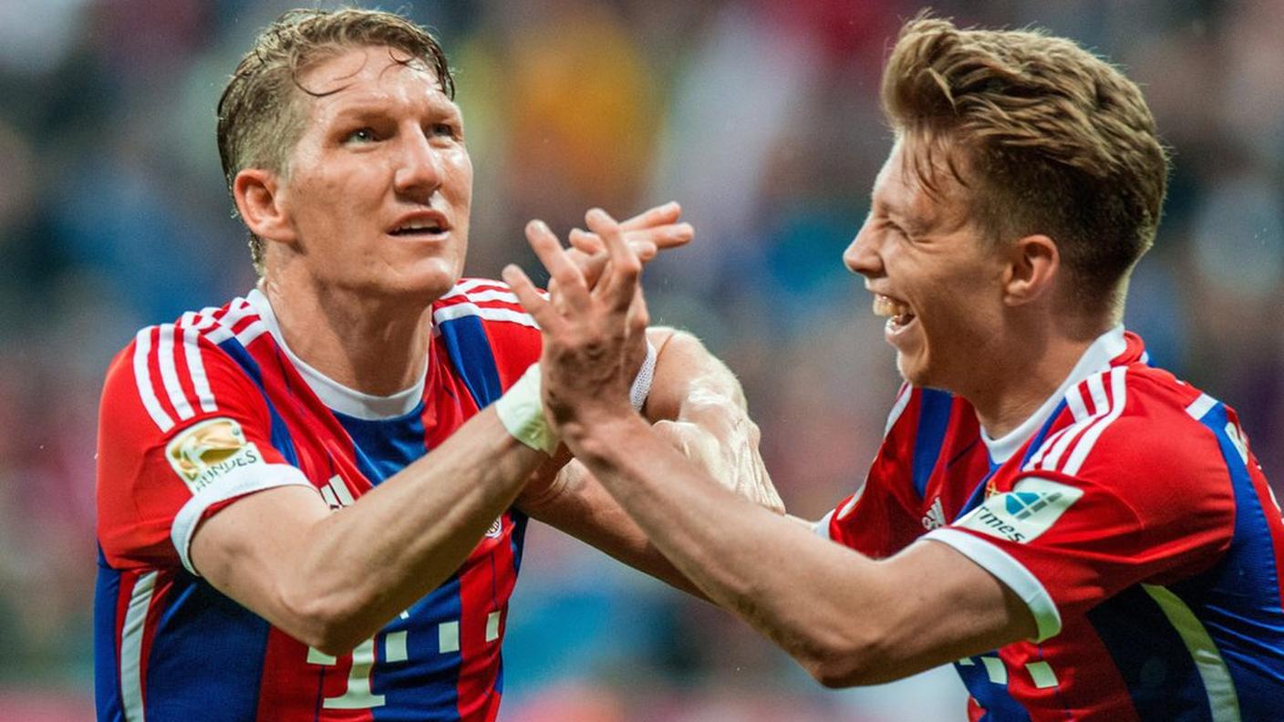Schweinsteiger decisivo contro l'Hertha