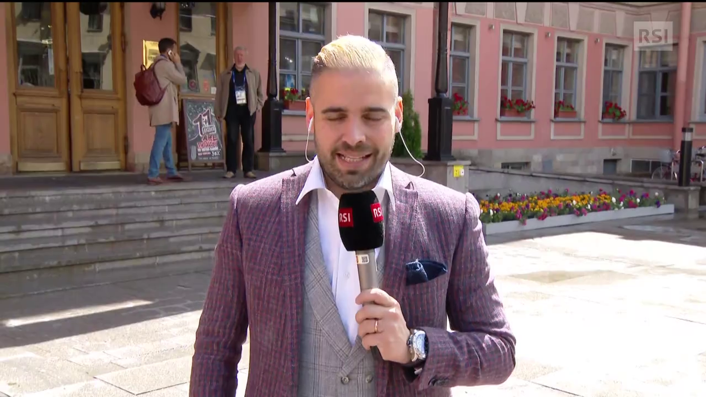 Le parole di Nicolò Casolini prima di Svezia-Svizzera (TG 03.07.2018, 12h30)