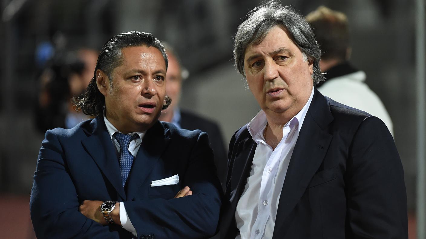 Il dirigente peruviano con il presidente Angelo Renzetti
