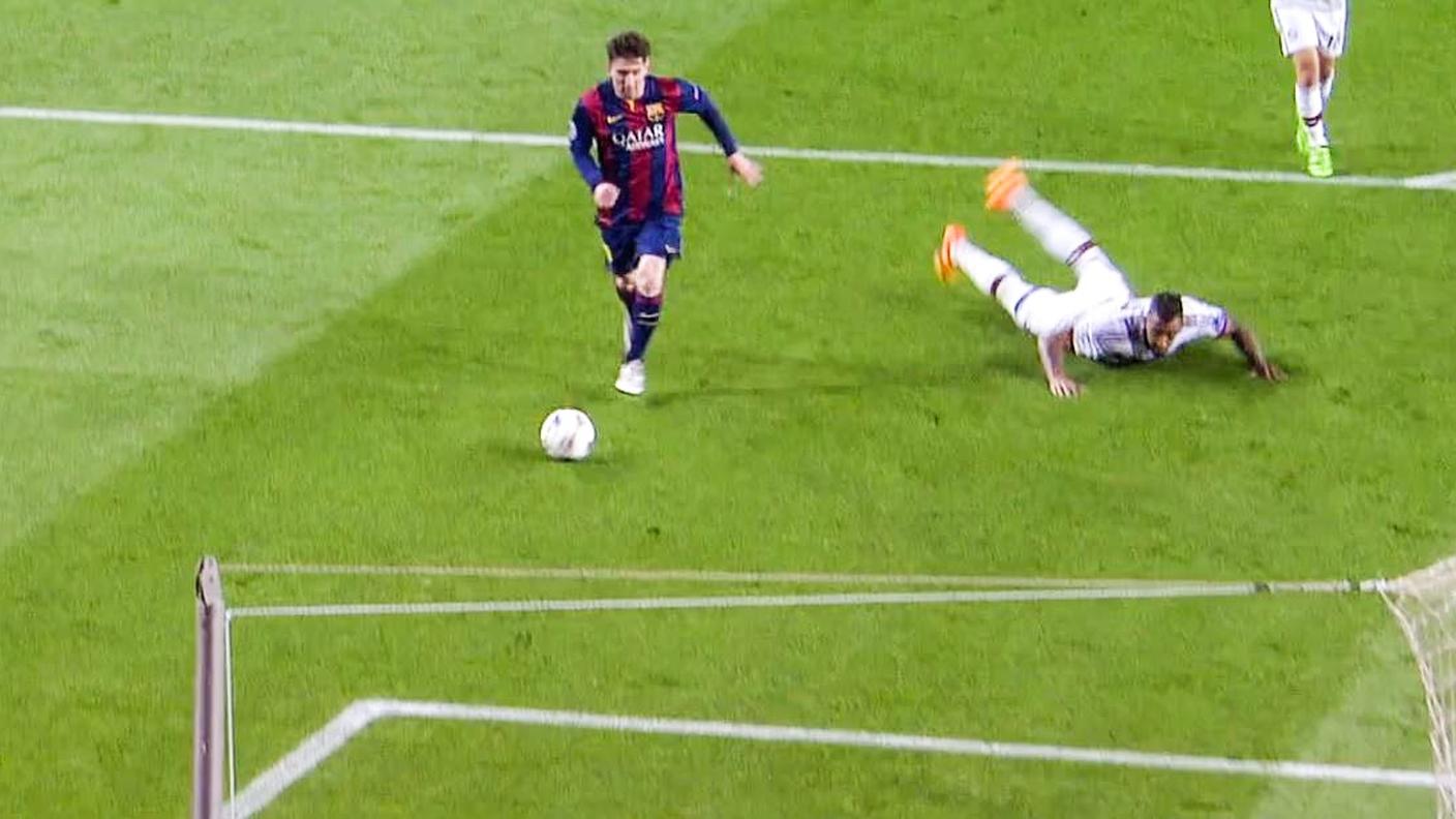Boateng a terra, Messi in gol
