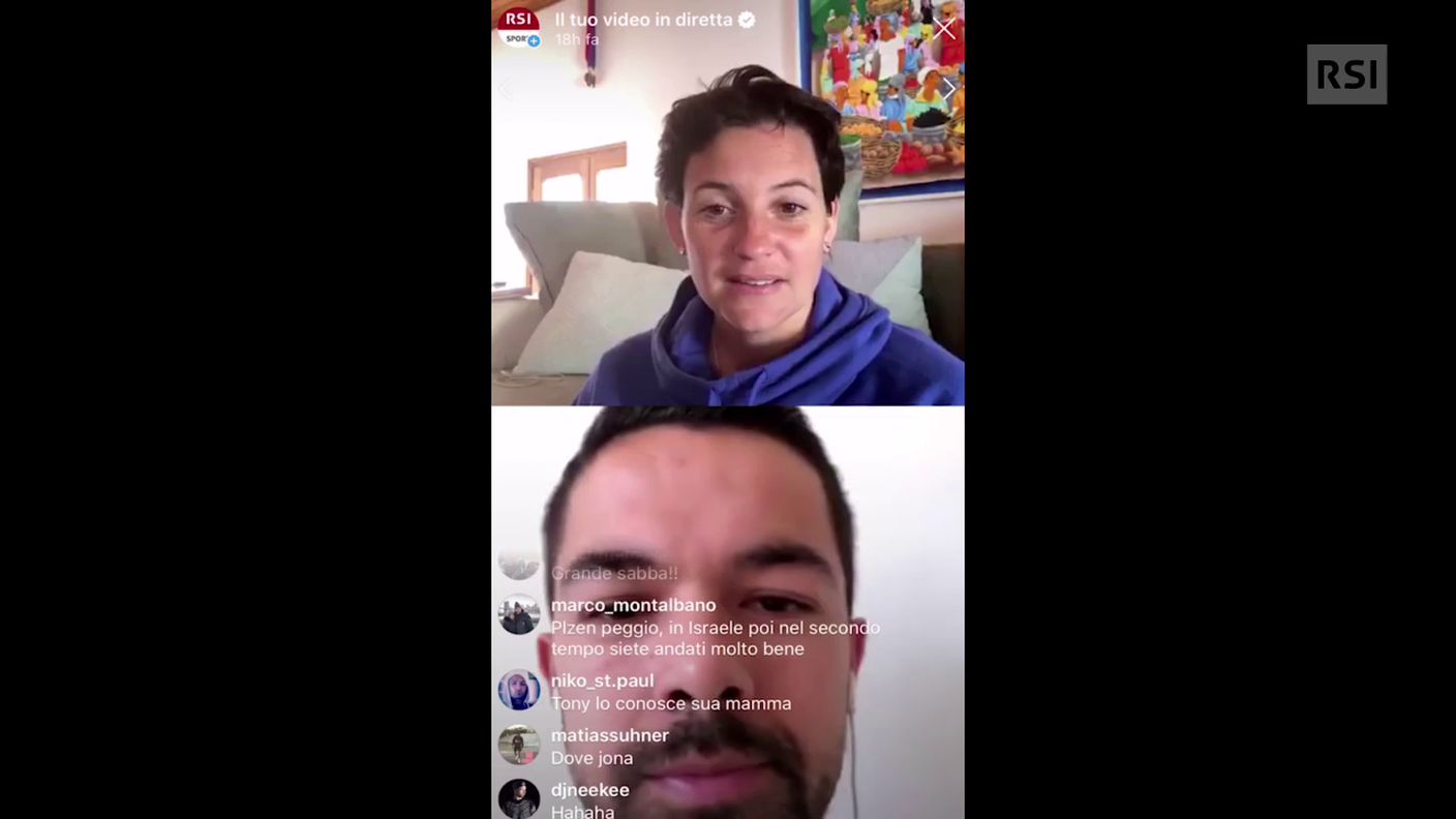 Calcio, la diretta Instagram di Jonathan Sabbatini (03.04.2020)