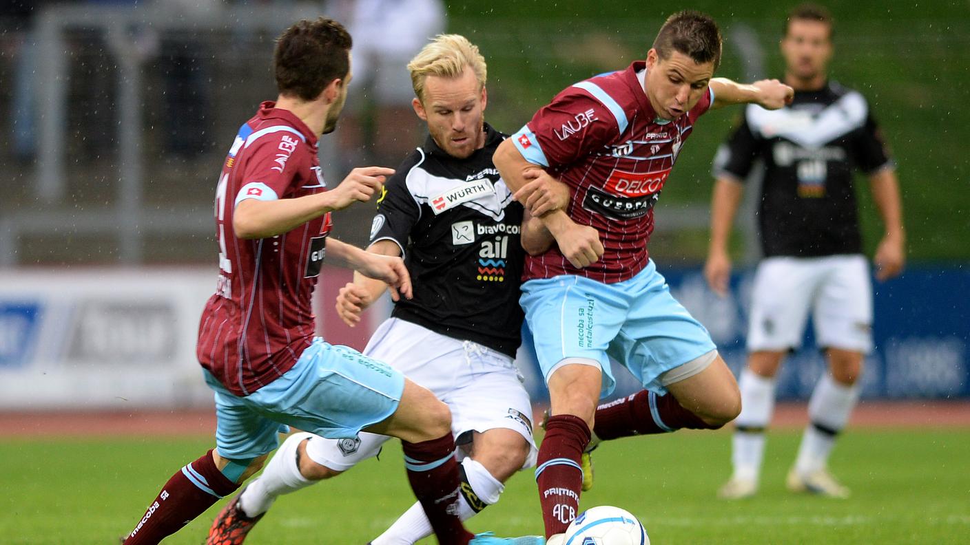 Rey in azione in Coppa contro il Bellinzona