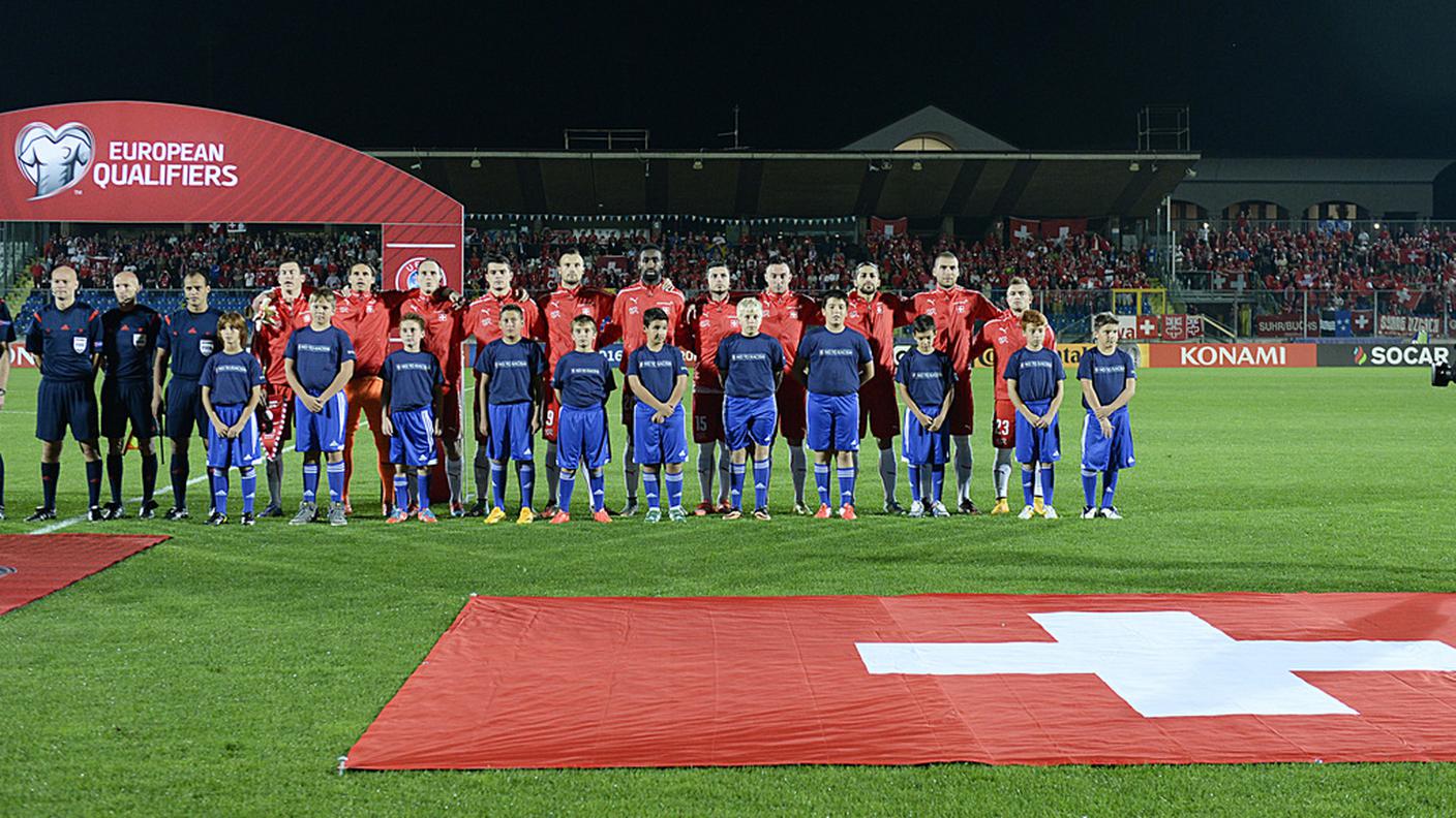 Gli 11 elvetici che hanno iniziato a Serravalle
