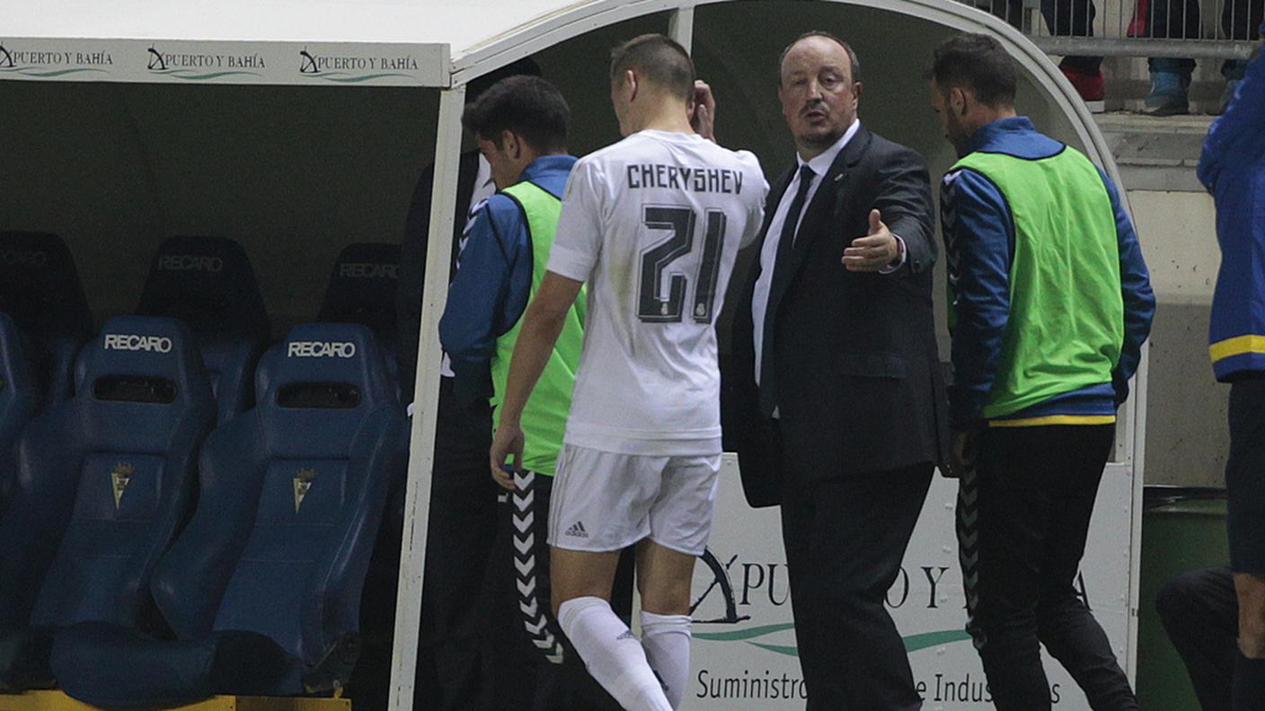 Benitez toglie Cheryshev dal campo... ma ormai è troppo tardi