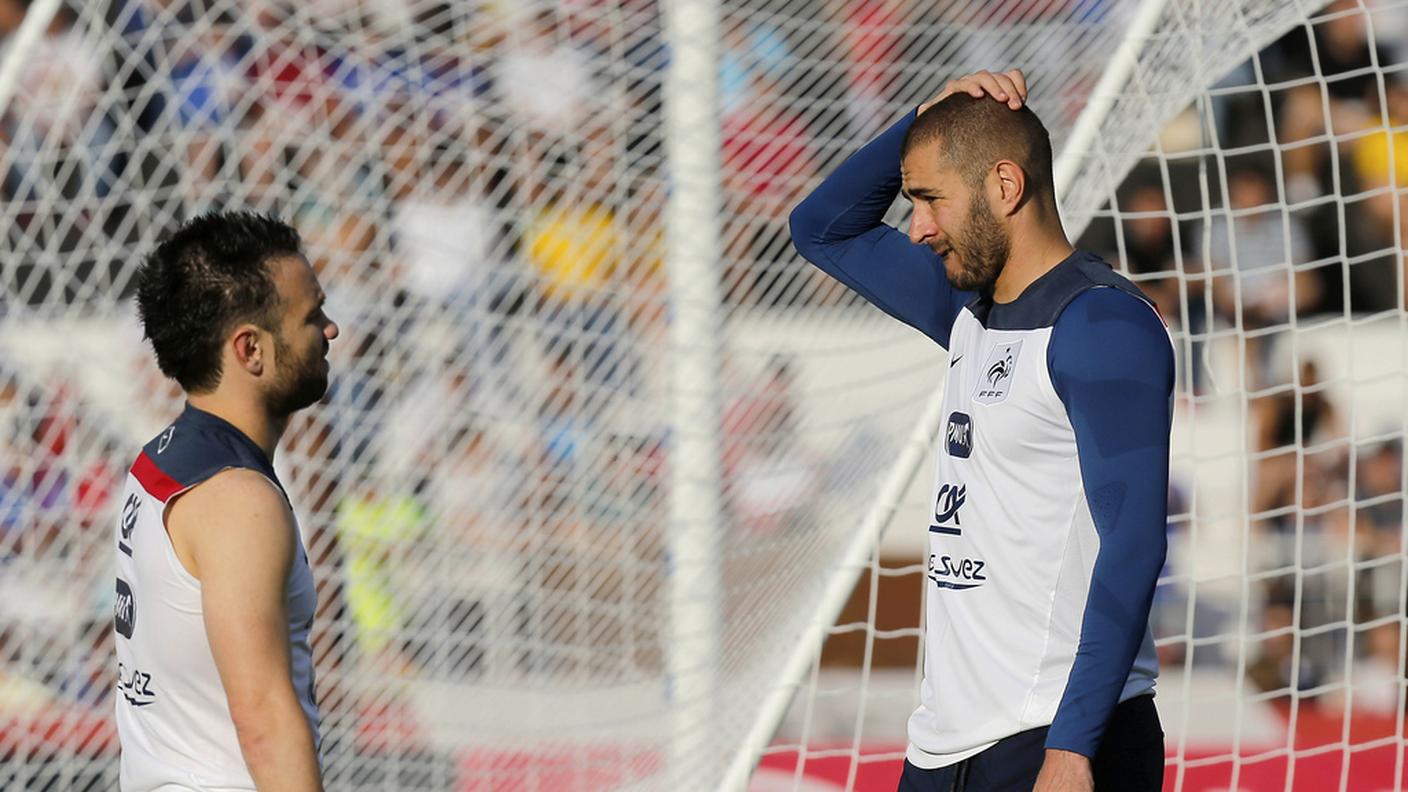 L'attaccante del Real con Valbuena