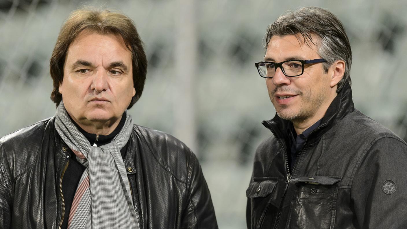 Degennaro con il presidente Constantin