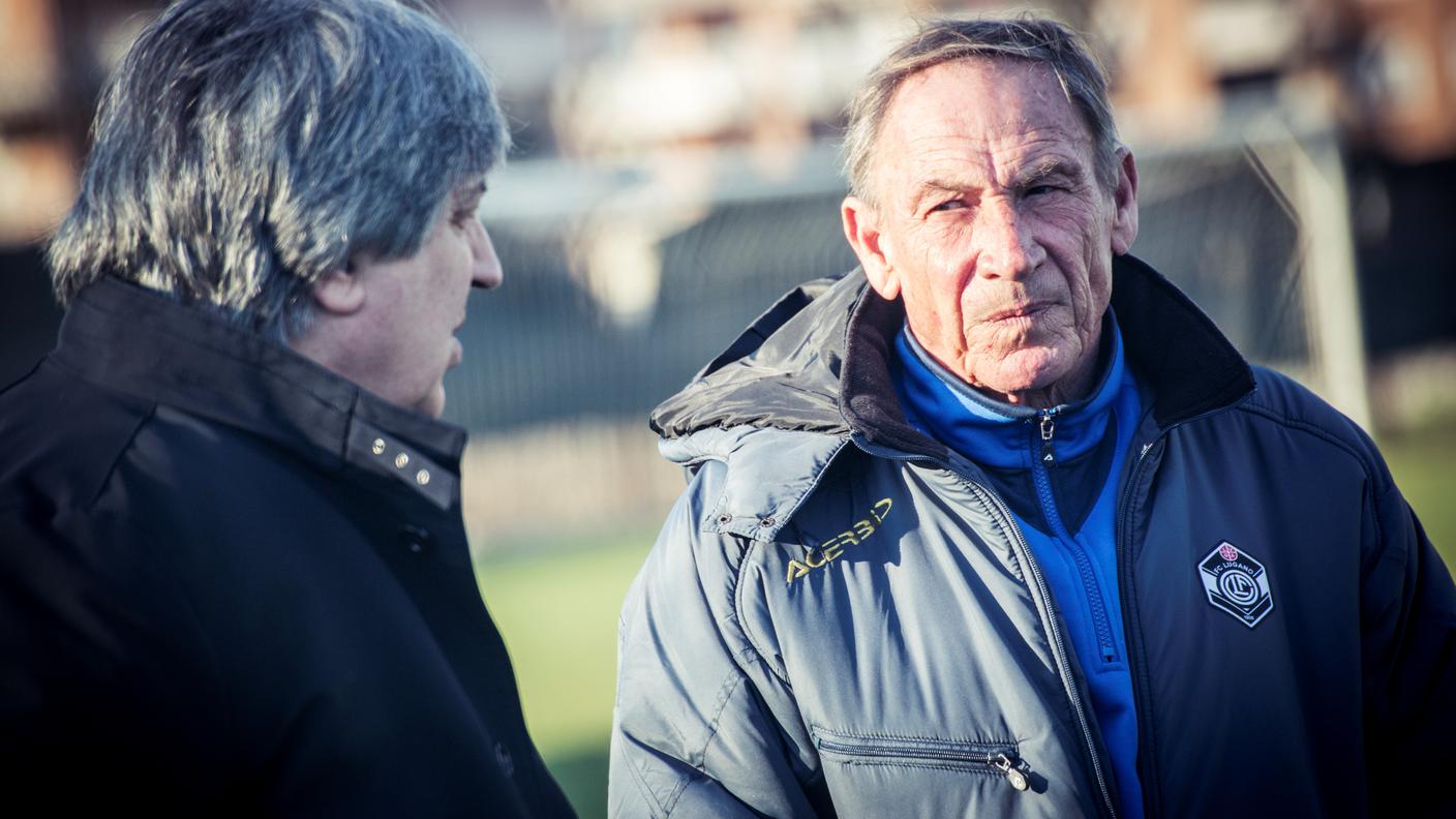 L'allenamento del Lugano a Roma