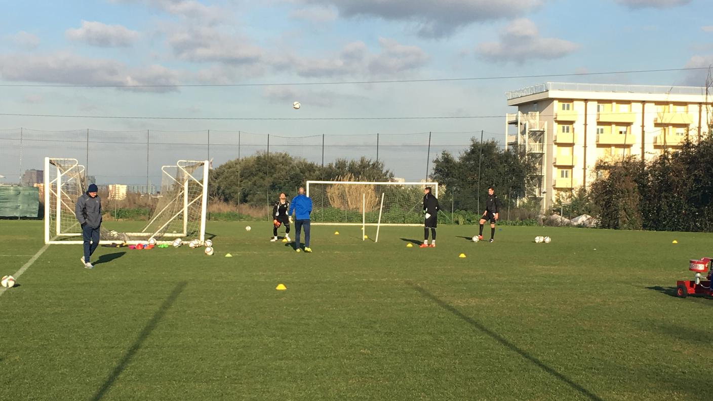 L'allenamento del Lugano a Roma