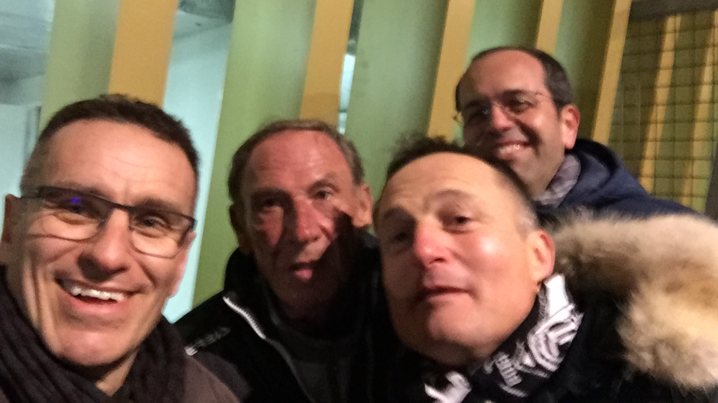 Ci scappa pure il selfie con mister Zeman