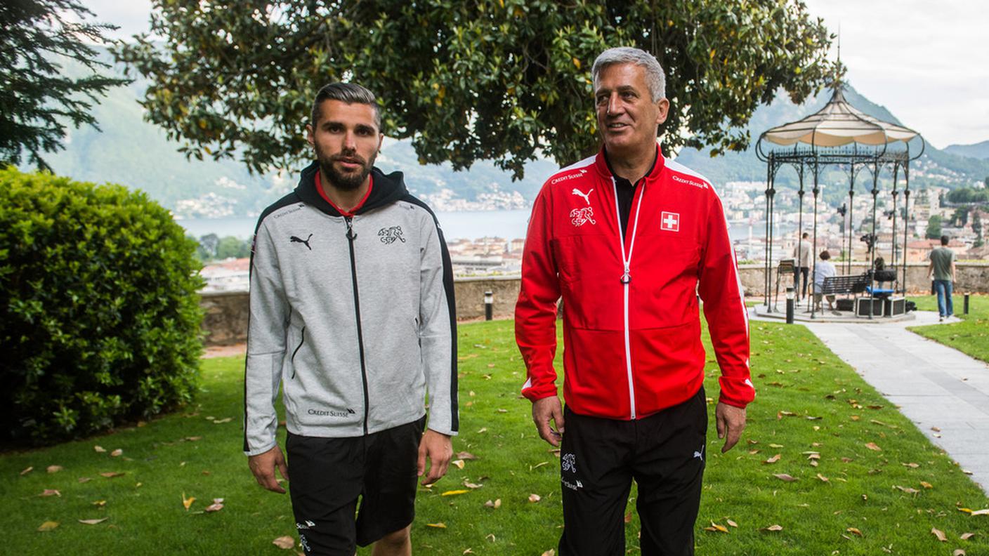 Vladimir Petkovic e Valon Behrami