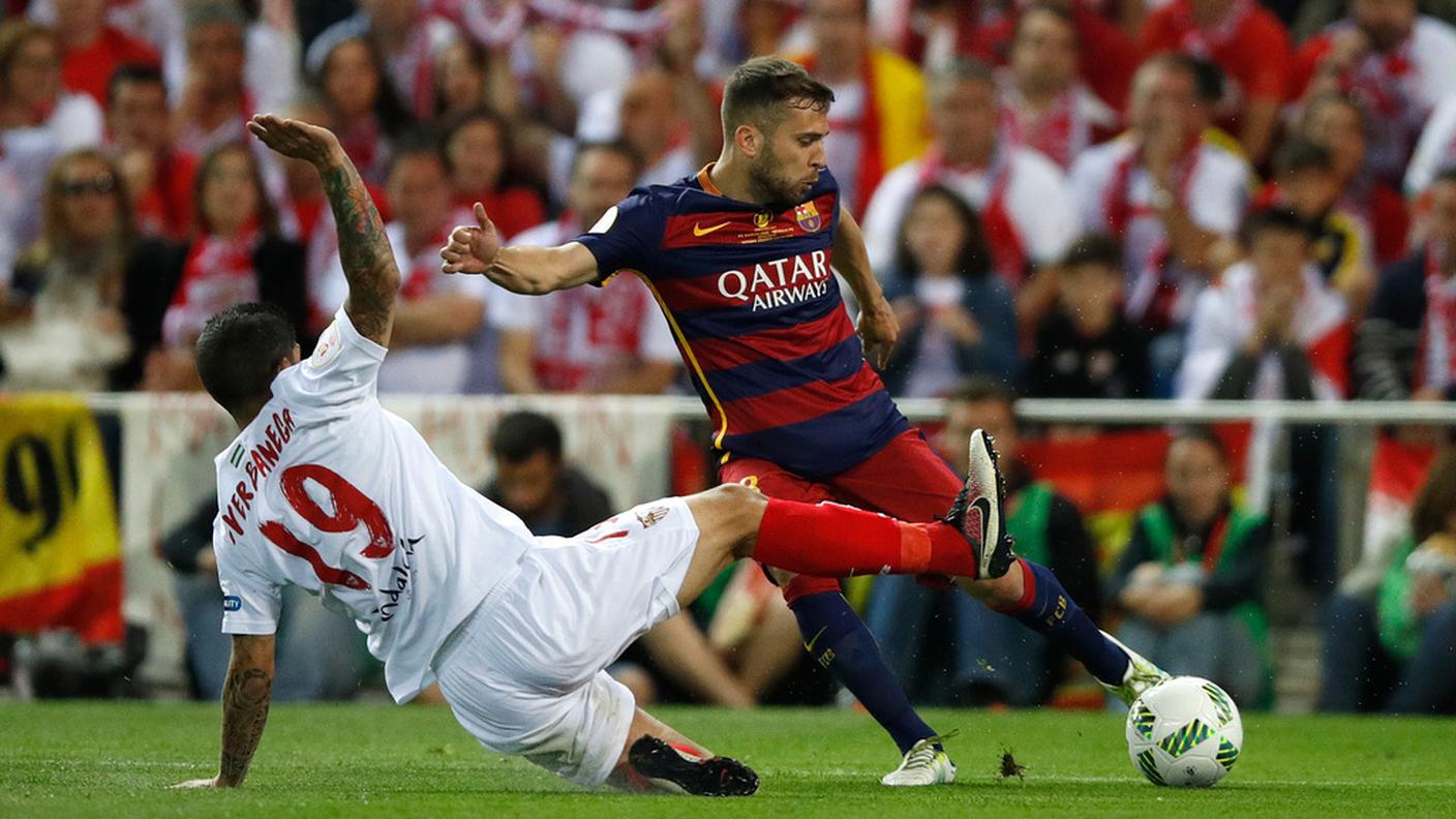 Alba, autore del primo gol