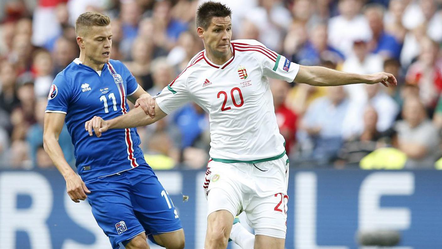 Duello fra Finnbogason e Guzmics